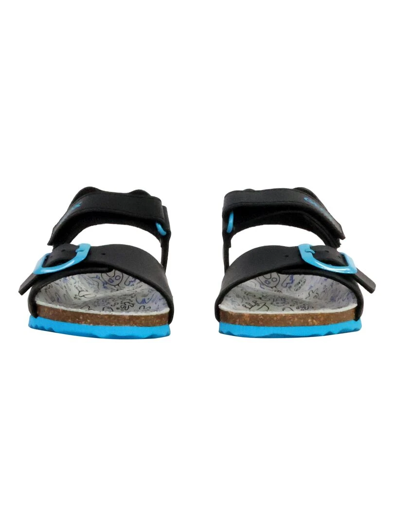 Sandale Cuir Enfant Geox Ghita   Noir