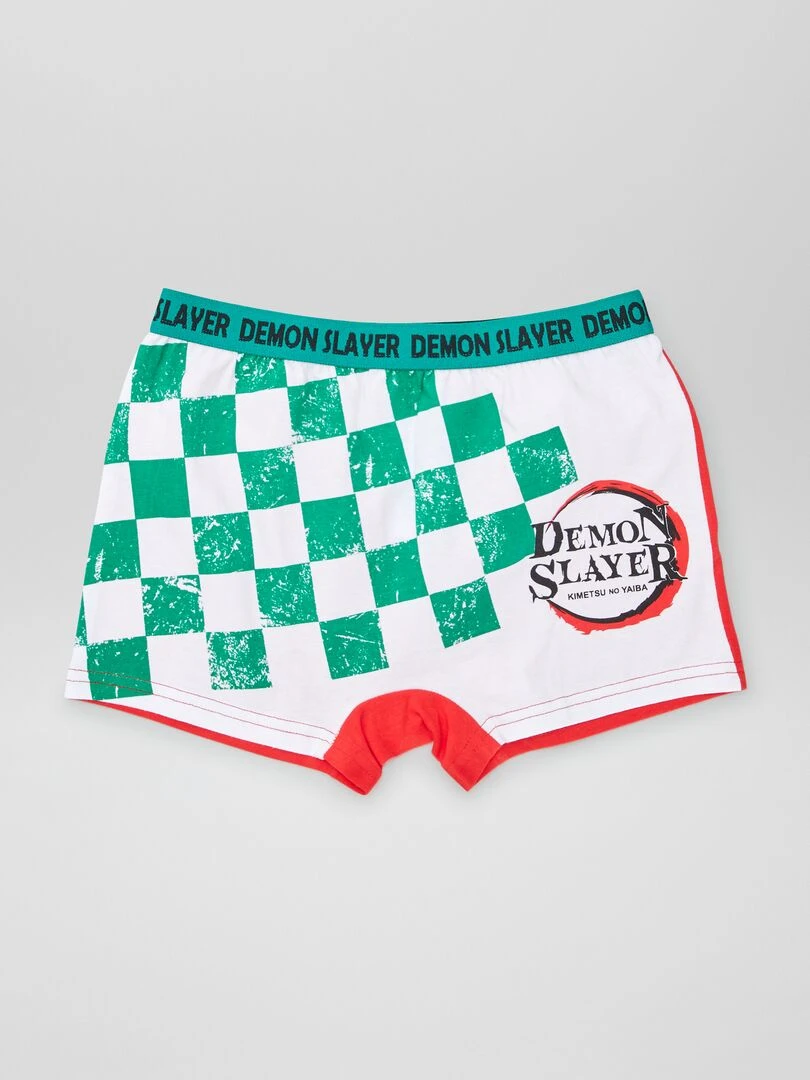 Lot de 2 boxers 'Demon Slayer'   Gris