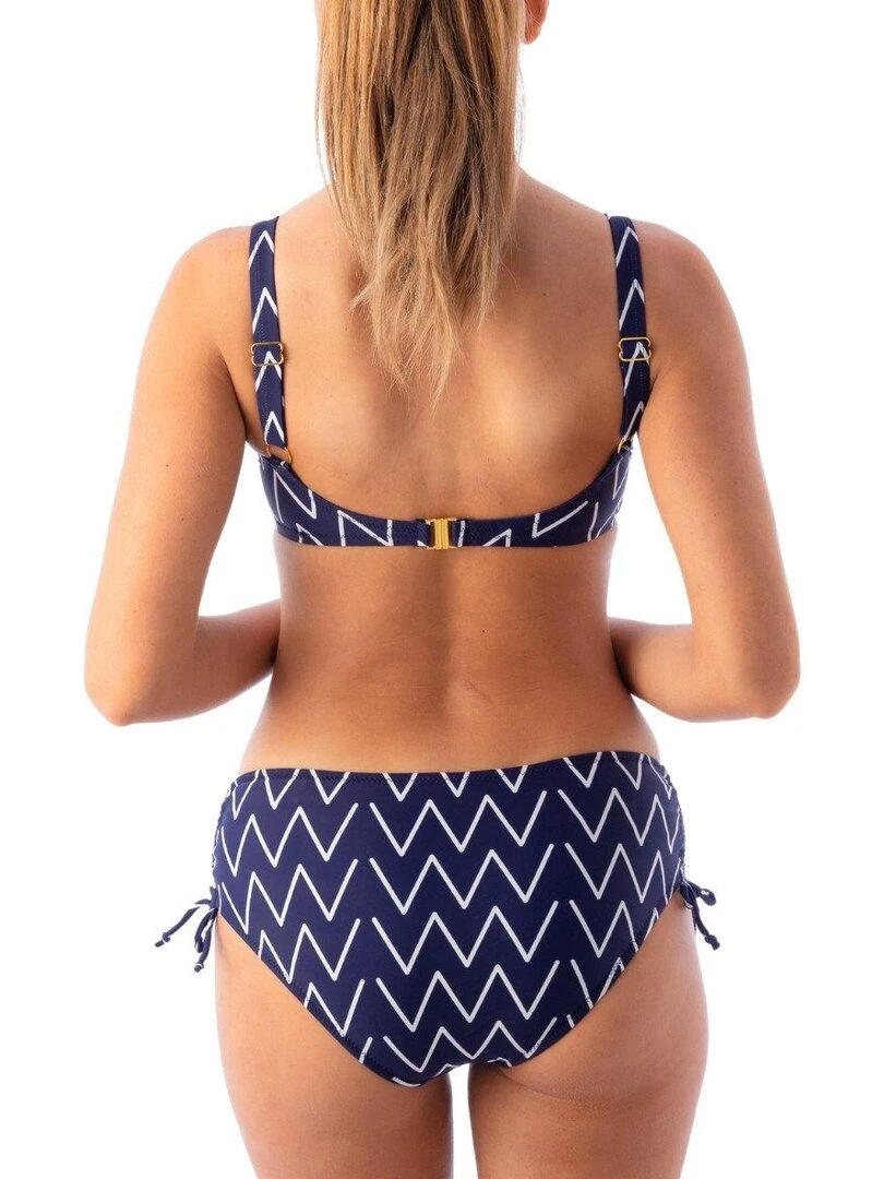 Bas de maillot de bain réglable Frida   Bleu