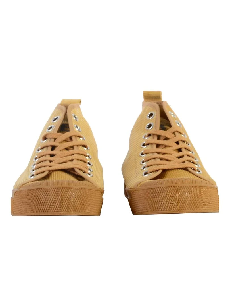 Tennis Lacets Bensimon Stella Baby Cord   Marron