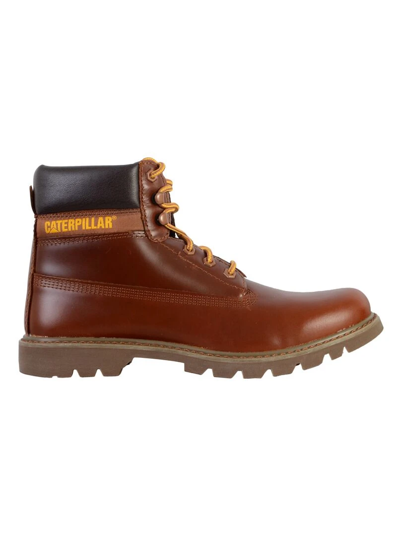 Basket Cuir Caterpillar Colorado 2.0 Marron
