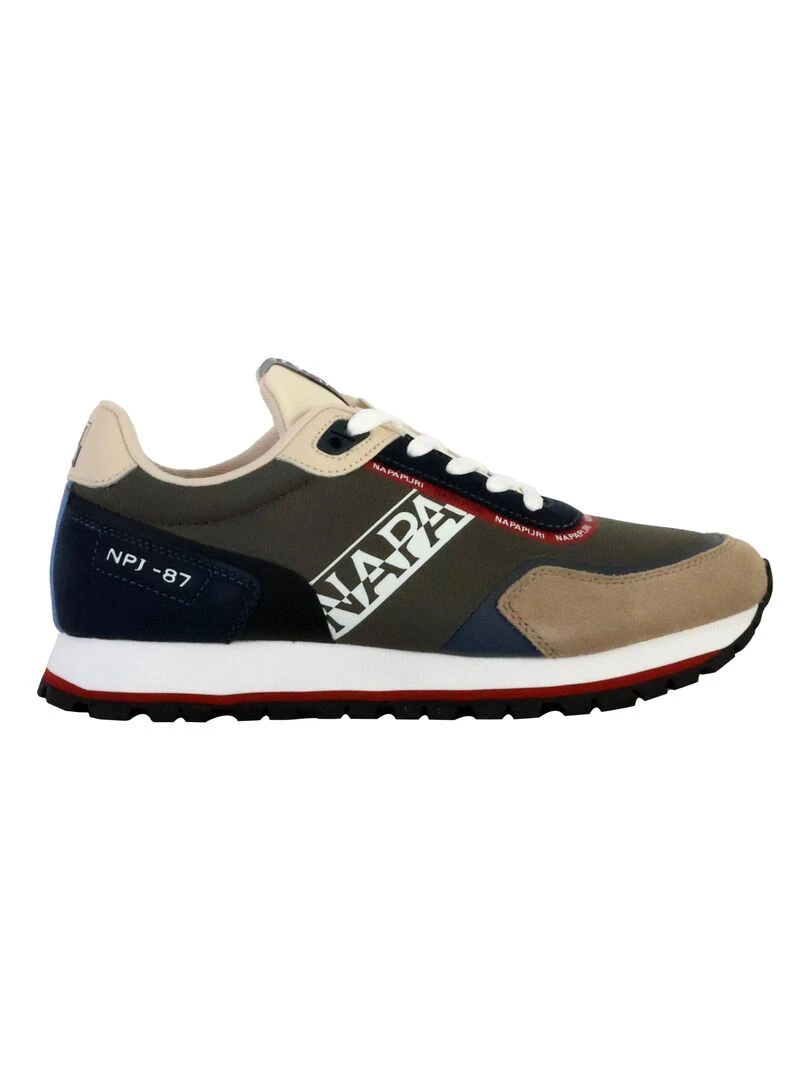 Basket Cuir Napapijri S4Lotus01Sun Vert