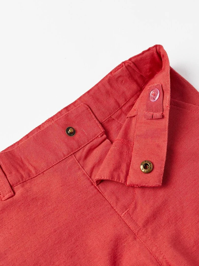 Shorts Chino pour Bébé Garçon  CÉRÉMONIE   Rouge