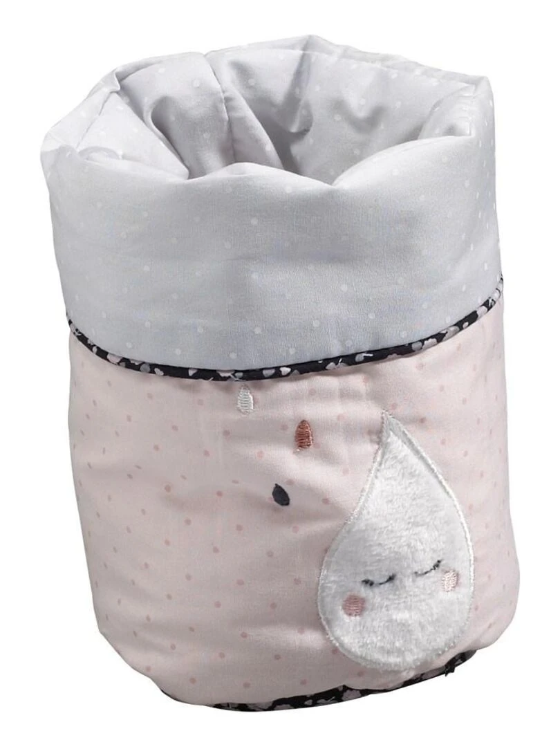 Panières gigognes en tissu en coton  Rose   SAUTHON   Rose