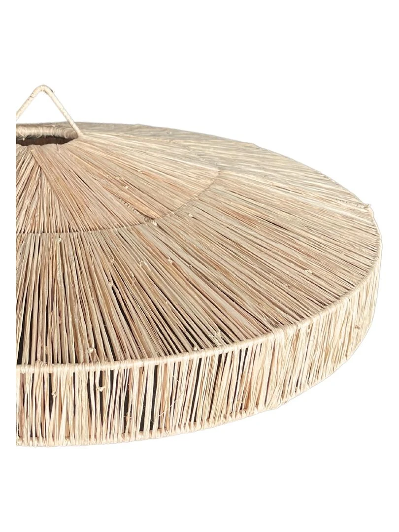 Abat jour parasol raphia Japandi Beige