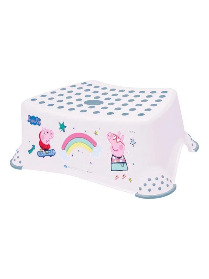 MARCHE PIEDS ANTIDERAPANT DISNEY "PEPPA PIG" Blanc