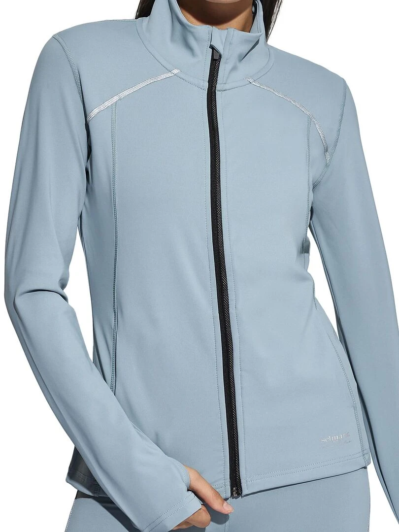 Veste de sport zippée manches longues Tech ST4   Vert