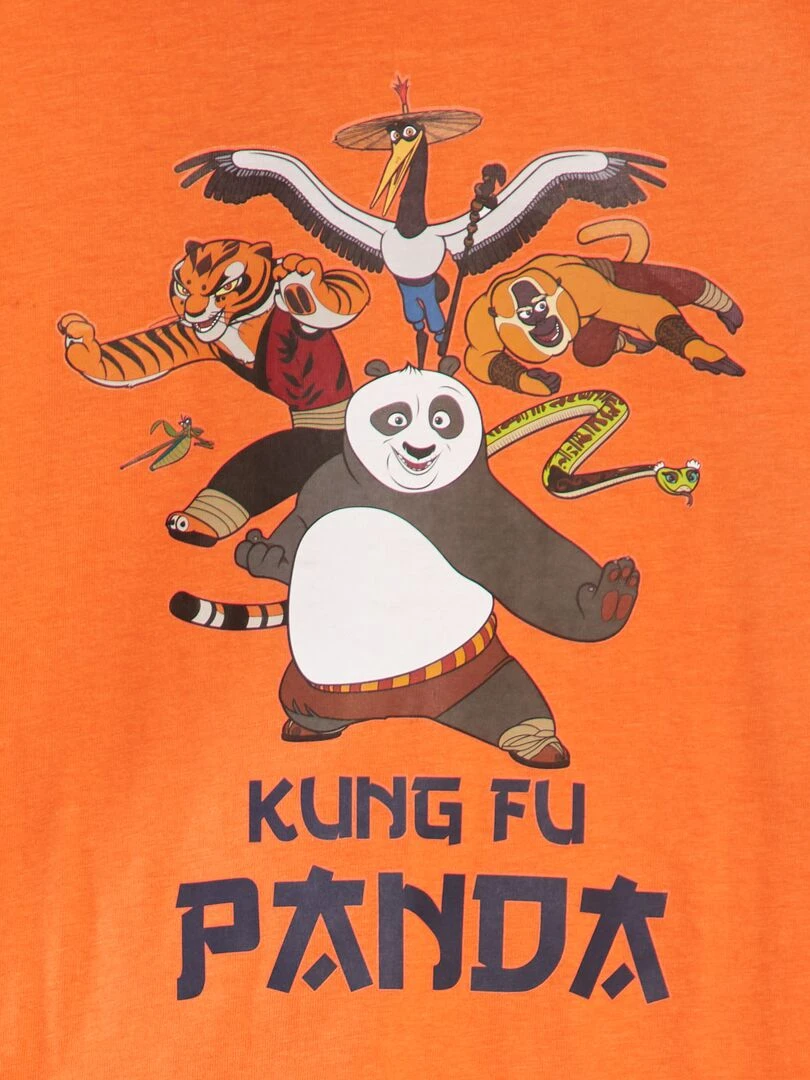 Ensemble pyjama 'Kung fu Panda' 'DreamWorks Animation'   2 pièces   Orange