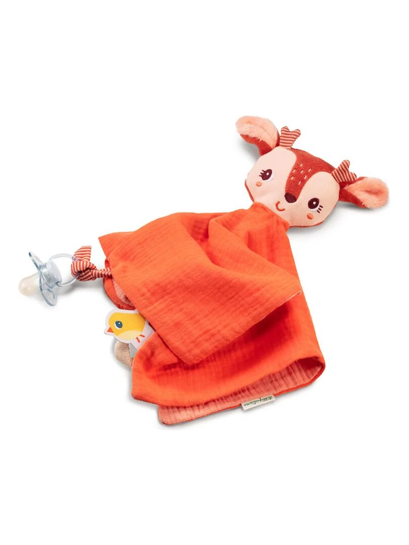 Doudou attache sucette éco Stella (32 cm)   Rouge