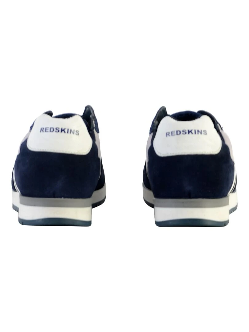 Basket Cuir Redskins Affairan   Bleu