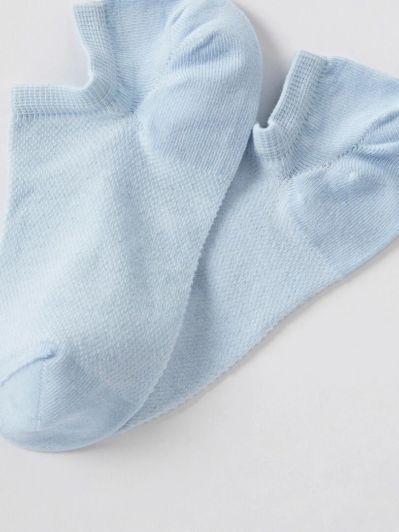 Lot de 2 paires de socquettes invisibles Climatyl   Damart   Bleu