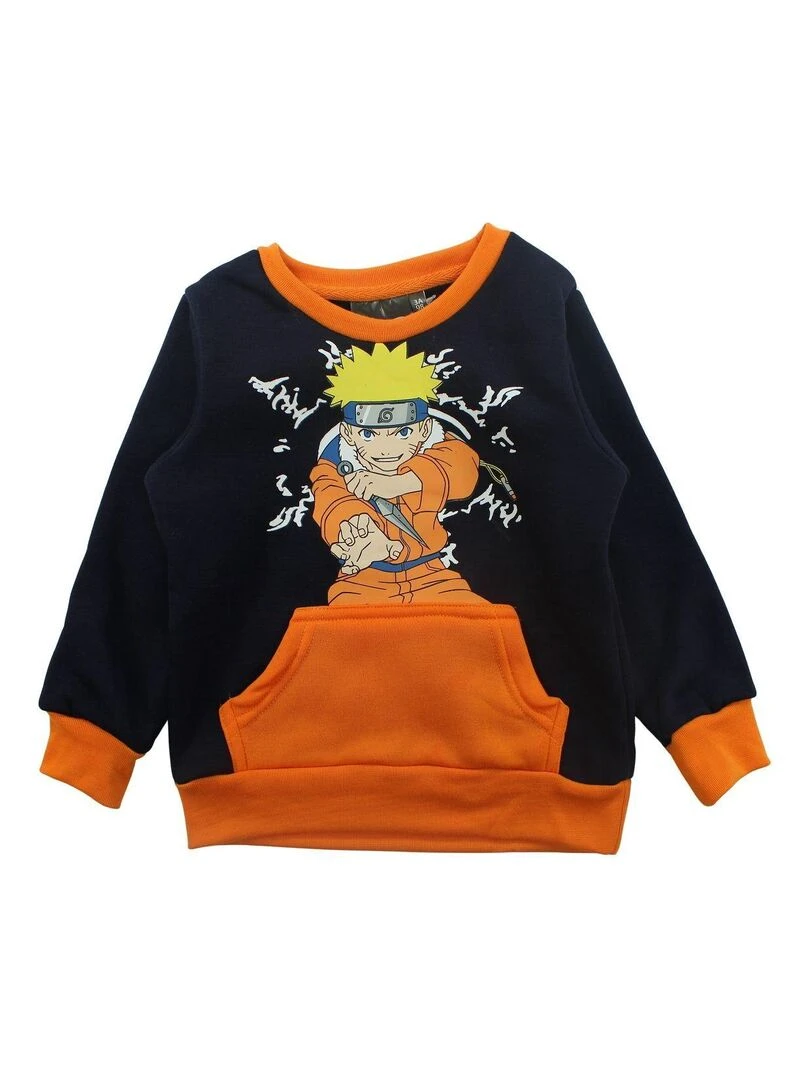 Disney Ensemble Sweat pantalon garçon Imprimé Naruto Bleu marine