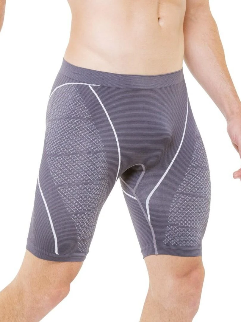 Cycliste de compression running Cellutex Gris clair