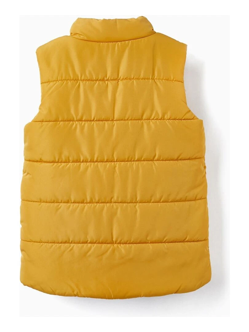 Gilet matelassé avec doublure polaire pour garçon ROYALS OFF DUTY Jaune