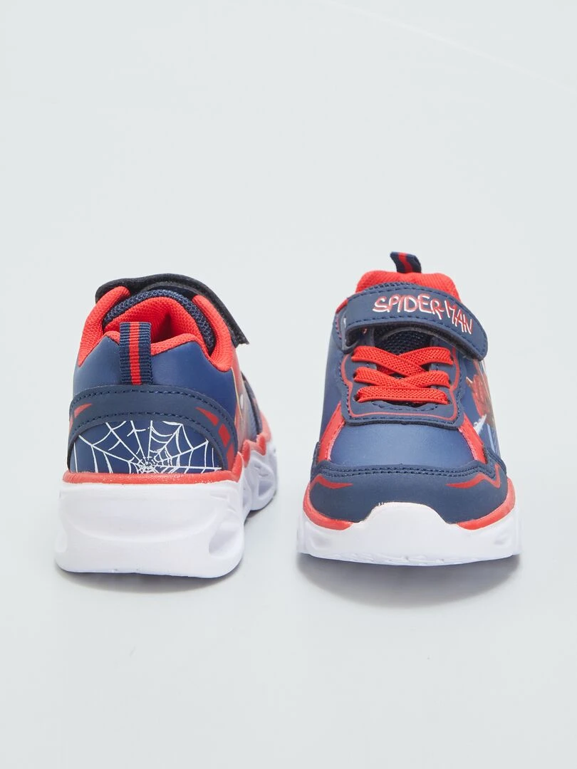 Baskets 'Spider Man' lumineuses   bleu