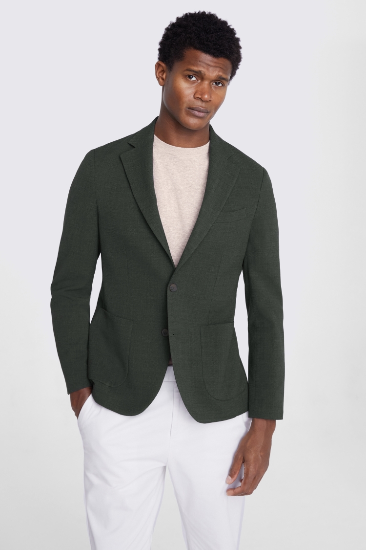 Slim Fit Ink Houndstooth Dress Jacket   Buy Online at Moss