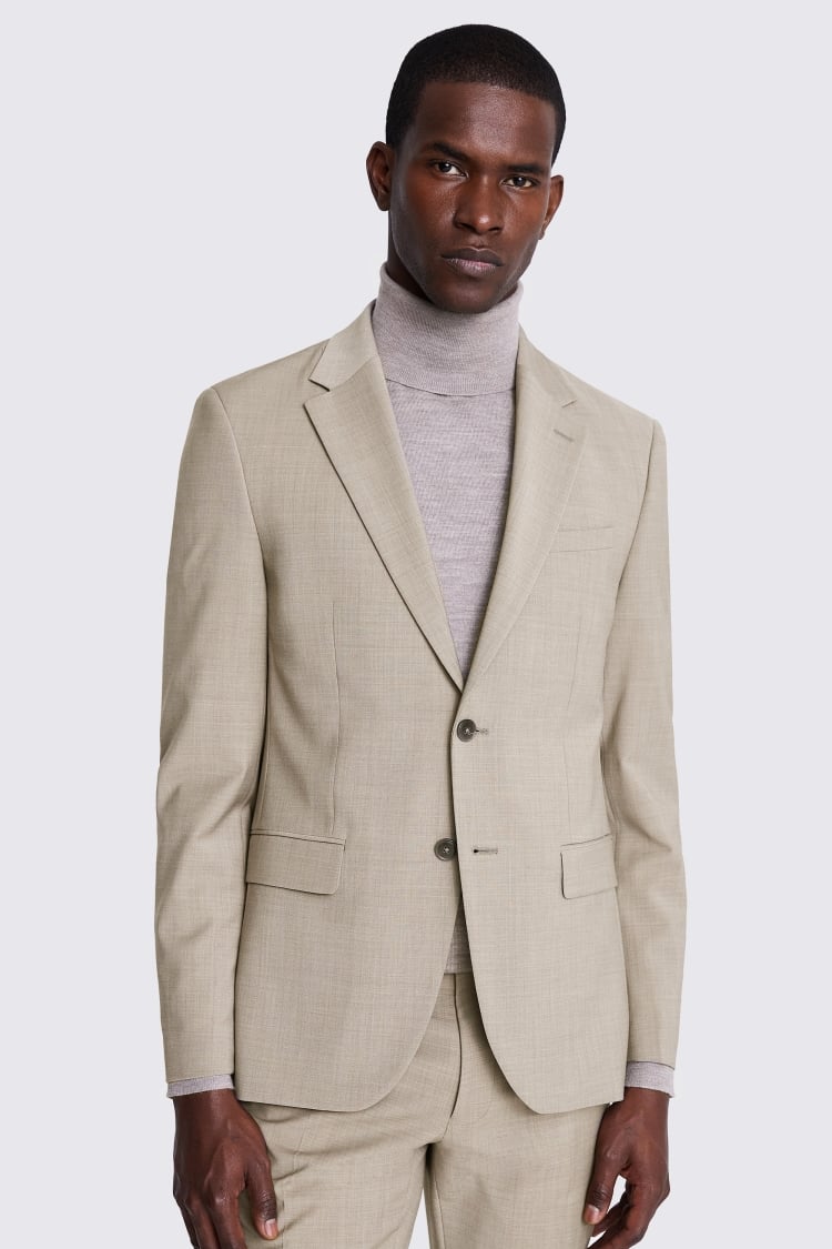Tailored Fit Blue Check Performance Jacket    Buy Online at Moss