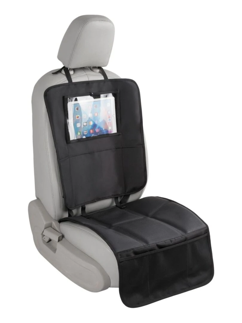 Tinéo Protection de siège voiture 3 en 1 Noir