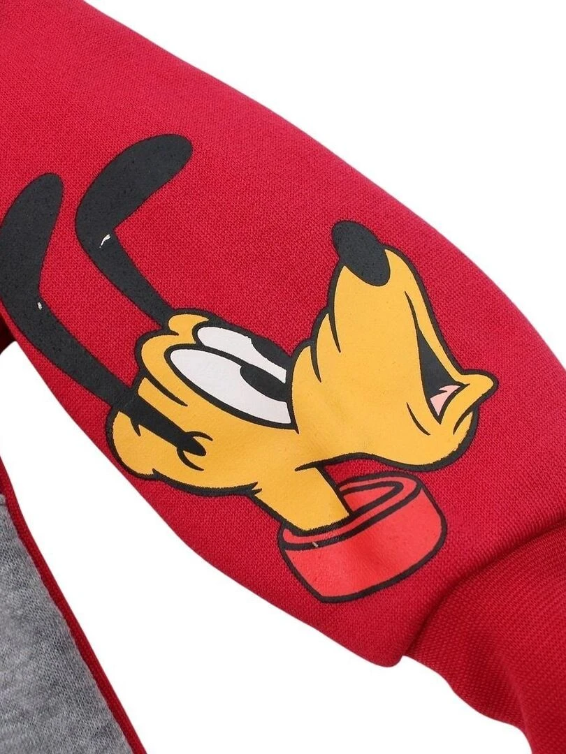 Disney   Sweat garçon imprimé Mickey   Rouge