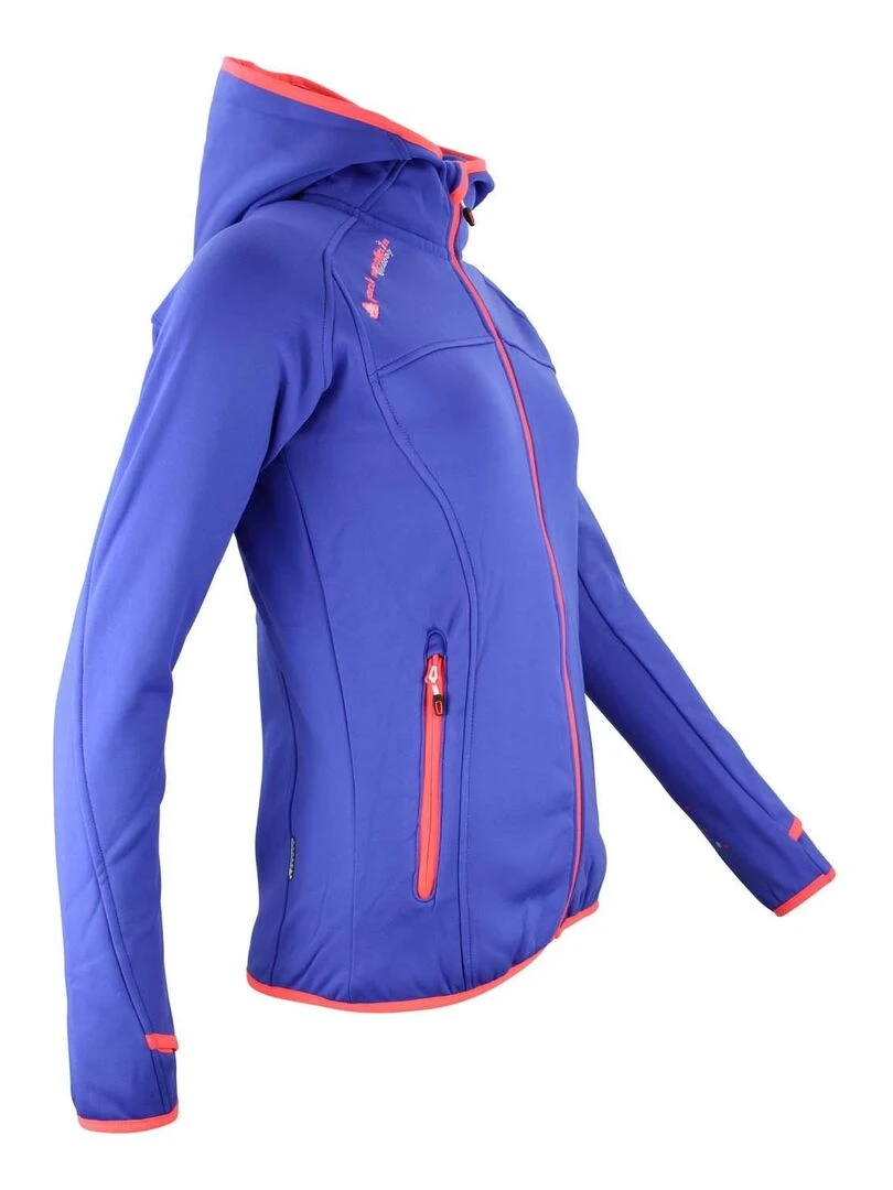 Blouson polarshell femme ACAMPUS   Violet