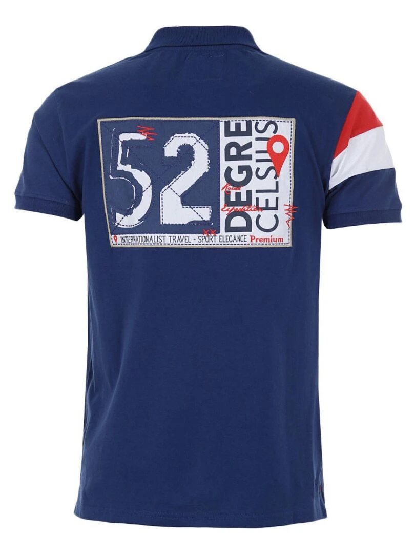Polo manches courtes garçon ECICOLOR DEGRE CELSIUS Bleu marine