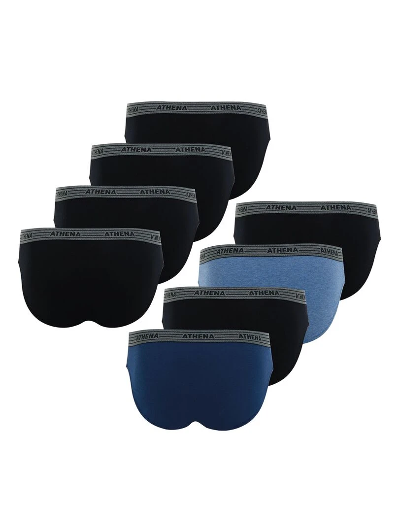 Lot de 8 slips homme Eco Pack Bleu pétrole