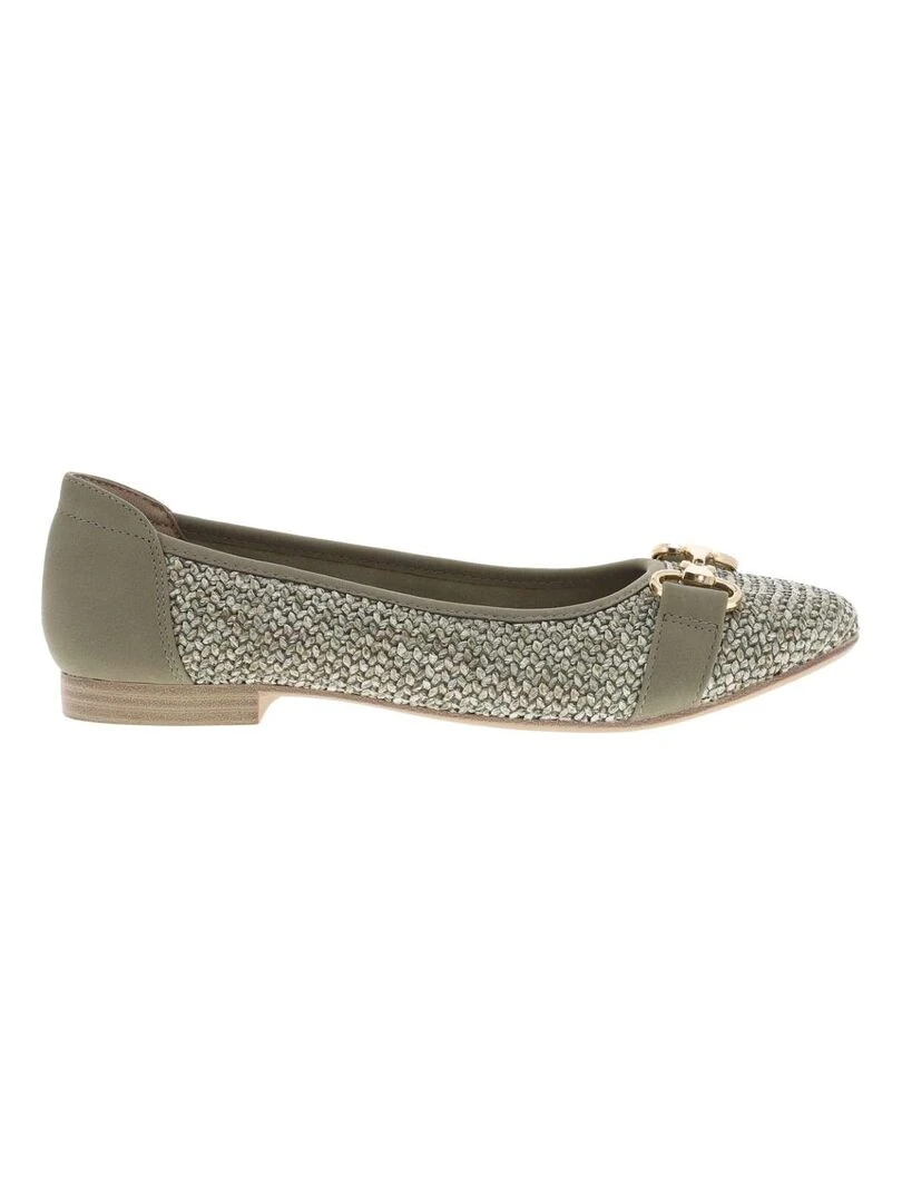 TAMARIS Ballerines talon plat Kaki