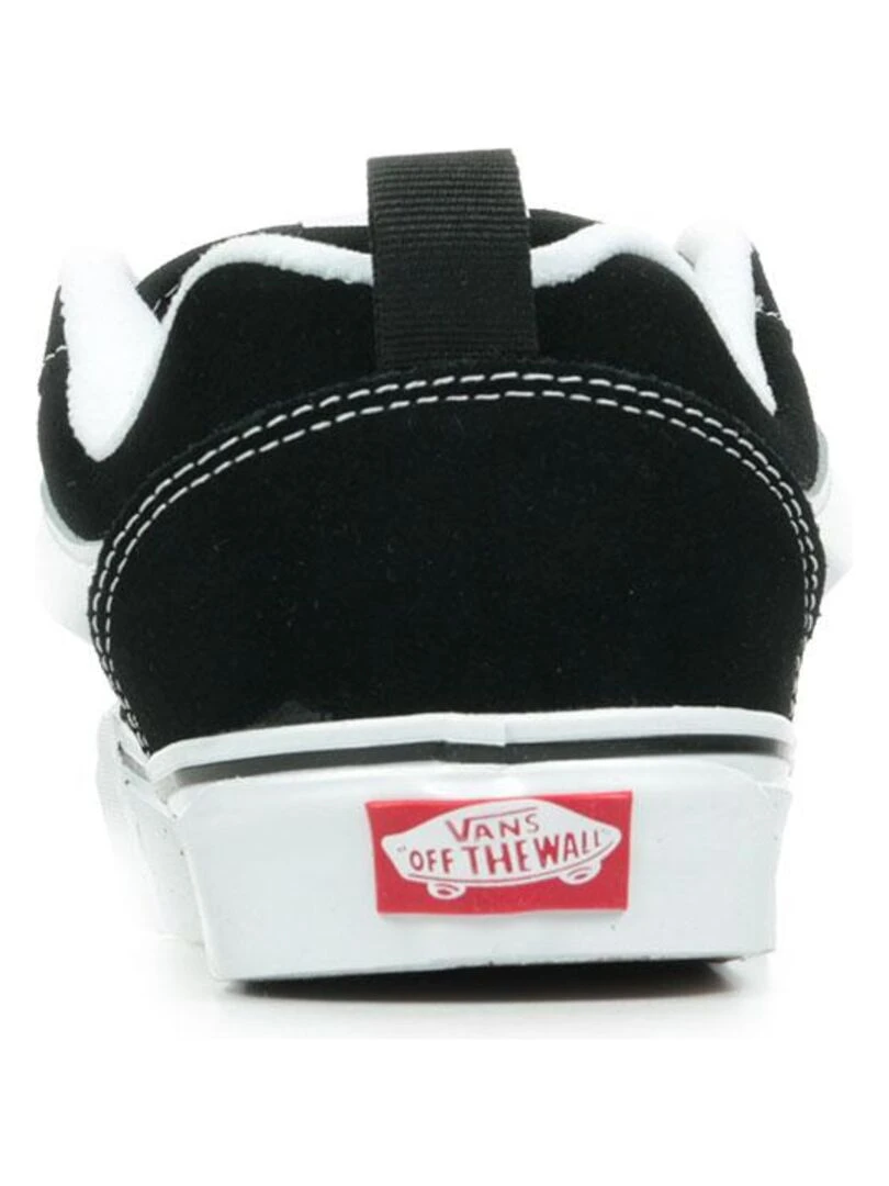 Basket Cuir Vans Knu Skool   Noir Blanc