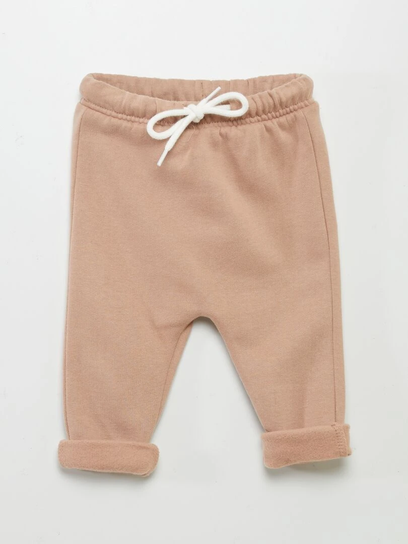 Pantalon jogging forme sarouel Rose