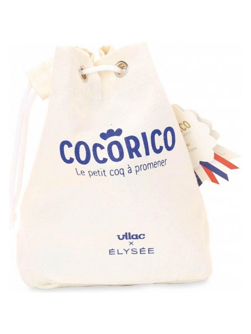 Jouet à tirer en bois : Cocorico le coq à promener   N/A