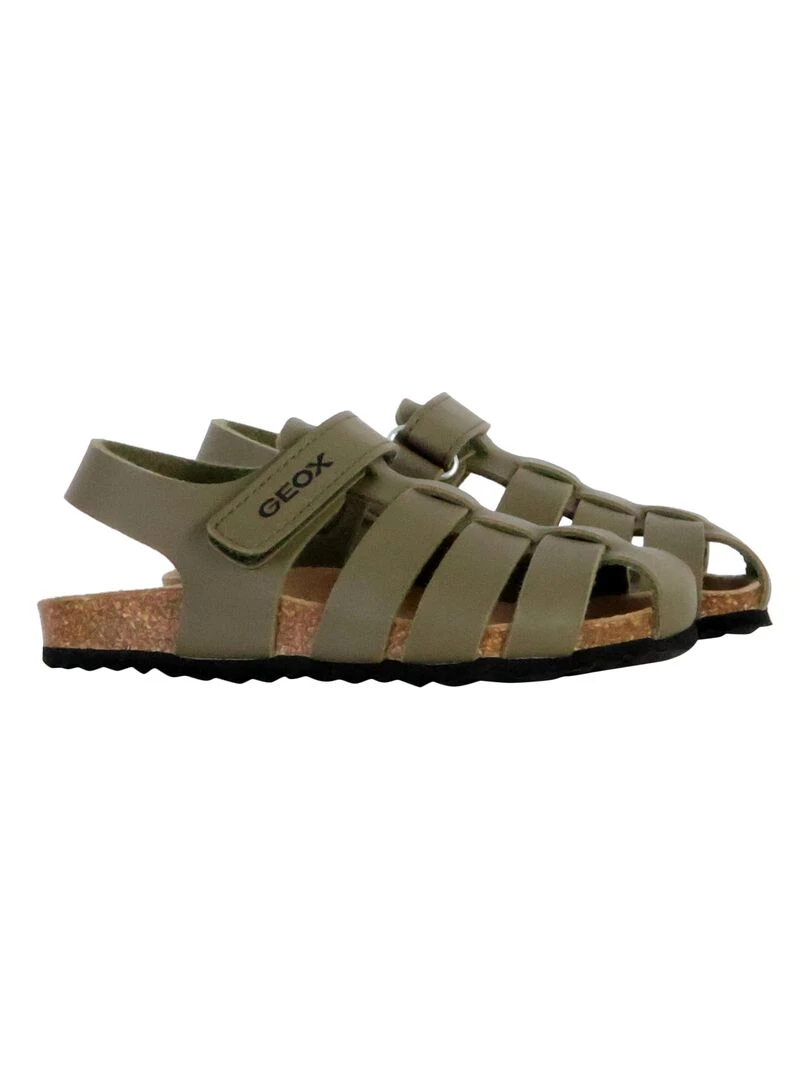 Sandales Cuir Enfant Geox Gita   Vert