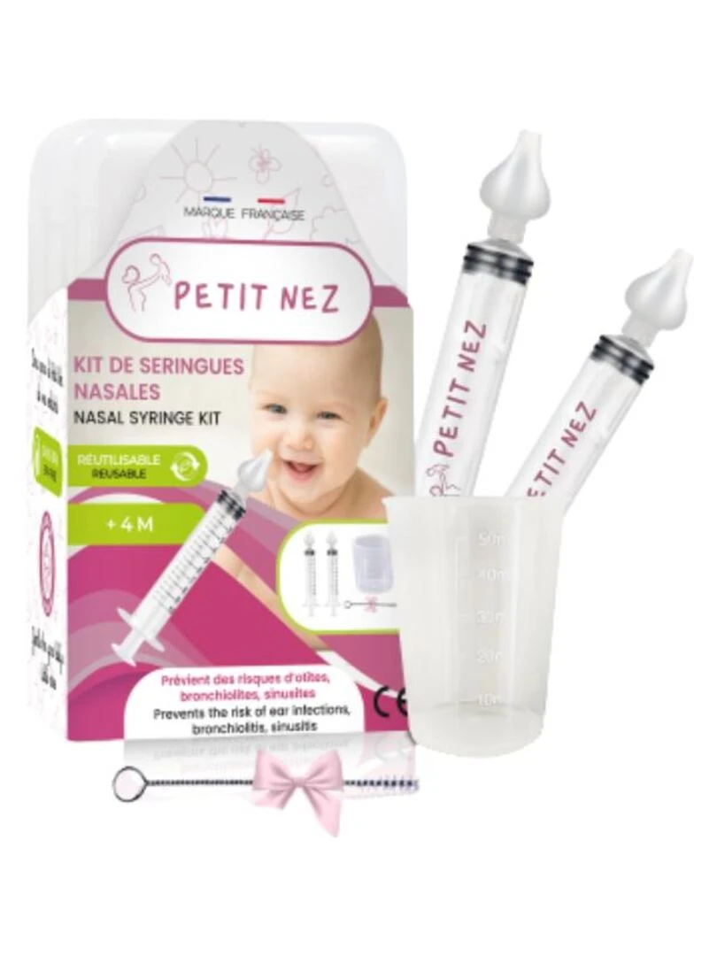 Kit de seringues nasales l Petit Nez ®️ Transparent