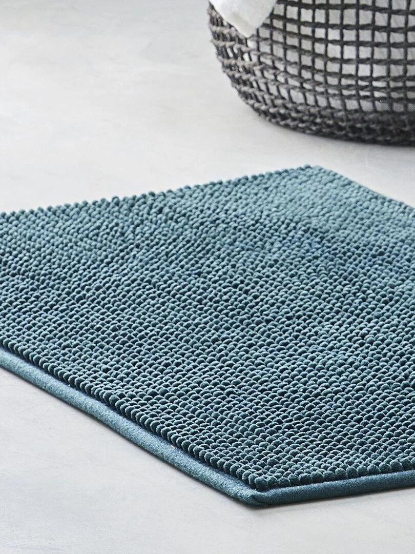Tapis de bain Bubble uni 'ESSENTIAL' 'TODAY'   Bleu