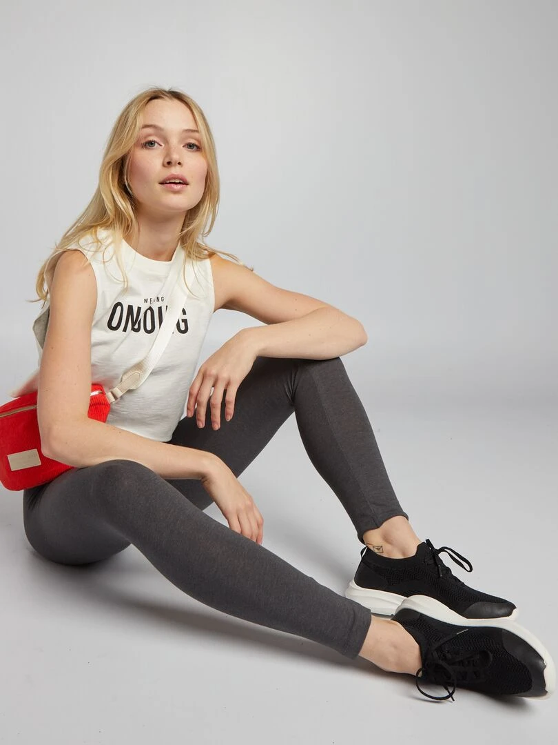 Legging de sport   Gris foncé