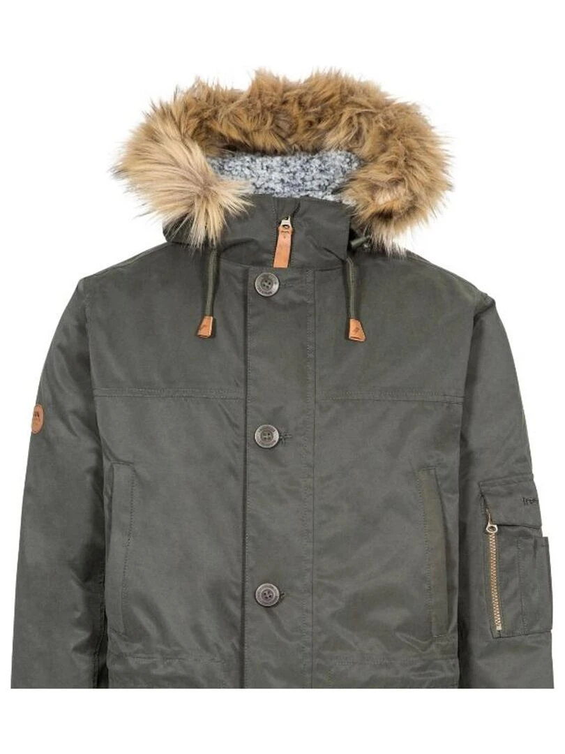 Trespass   Parka imperméable PYWORTHY   Vert kaki