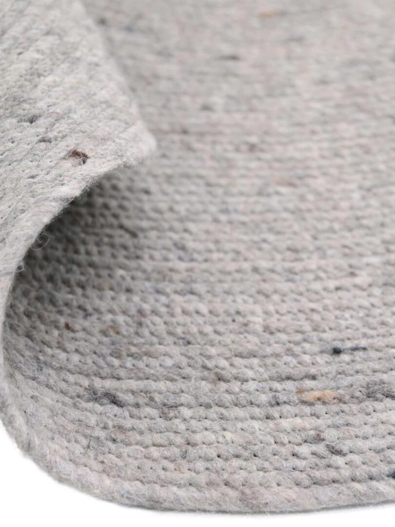 Tapis Coton Neethu Grey par Nattiot   Ø 160 cm   Nattiot   Gris