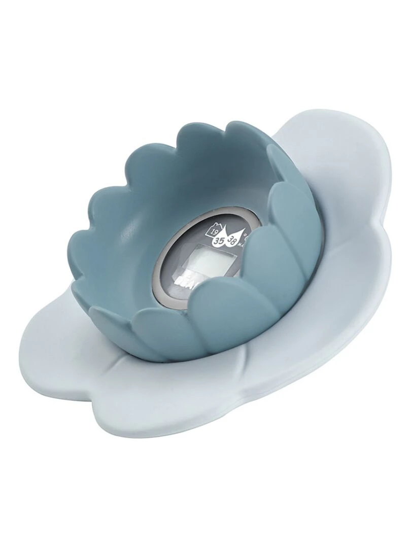 Thermomètre de bain Lotus green blue Bleu