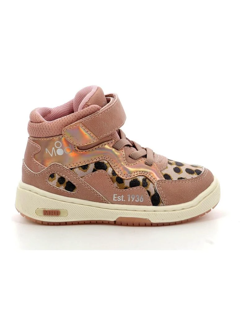 Sneakers hautes Synthetique Dealmooding Rose