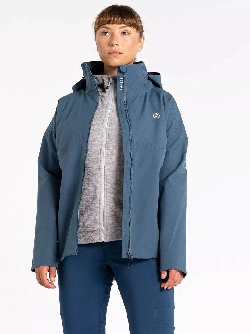 Dare 2B   Veste imperméable TRAIL   Bleu Gris