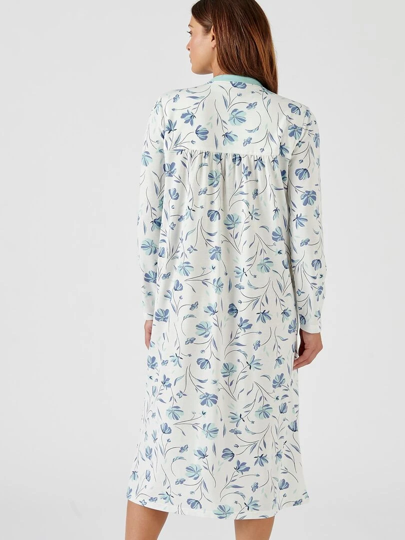 Chemise de nuit Thermolactyl avec chauffe épaules    Damart   Bleu