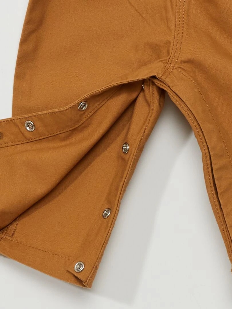 Salopette en coton   Camel