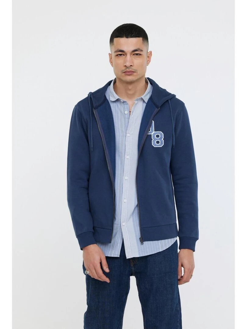 Lee Cooper Sweatshirt manches longues coton loose EMILE Bleu foncé