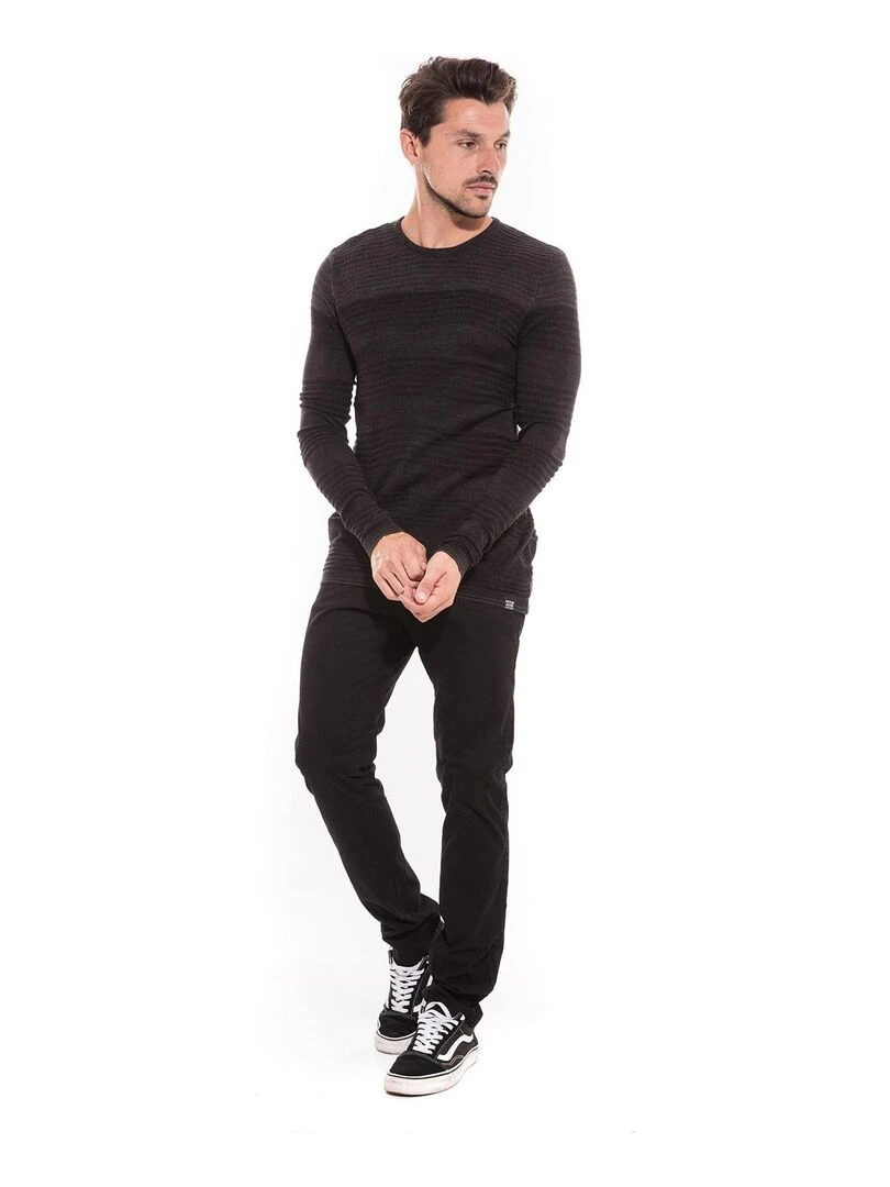 Pull col rond LAPAPE   Noir