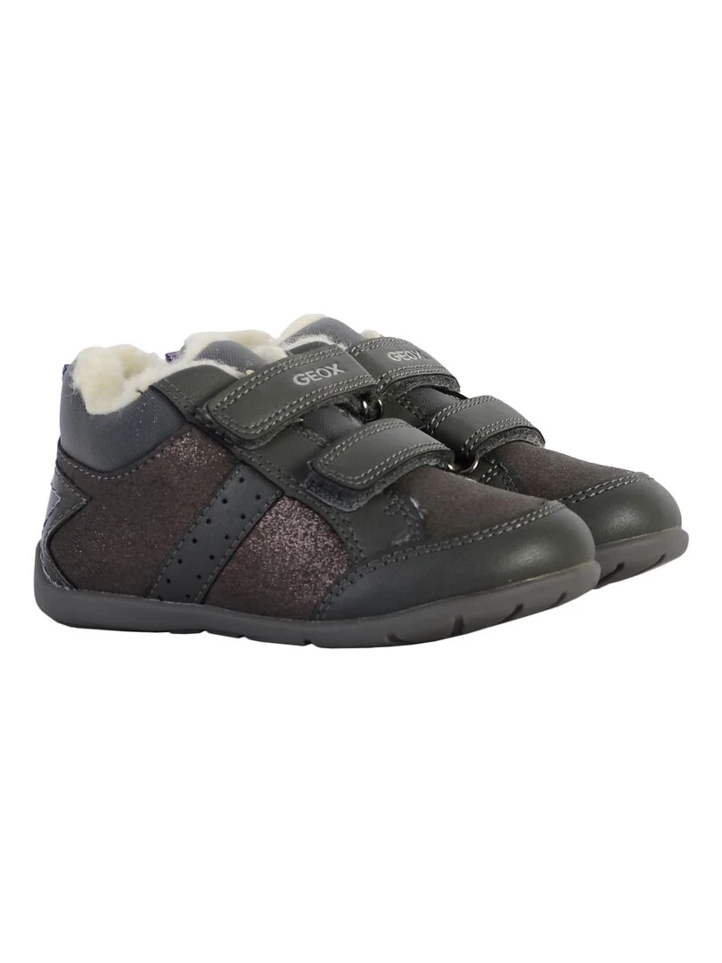 Basket Enfant Geox Elthan Fille   Gris