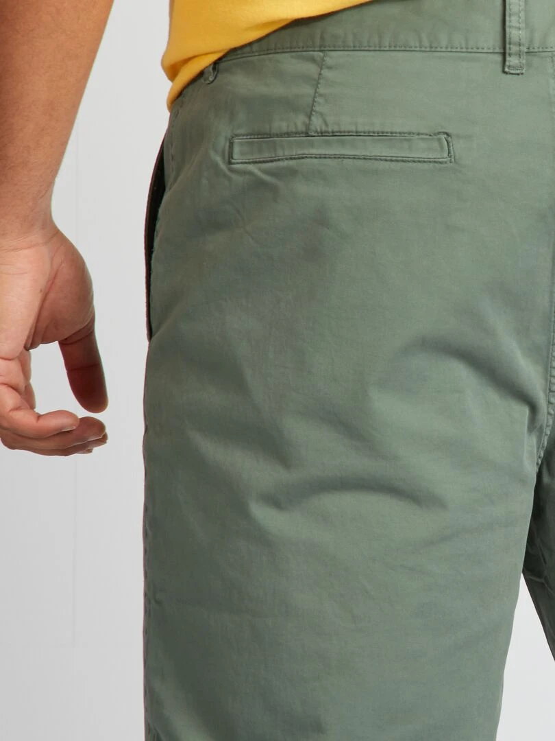 Bermuda chino   Vert