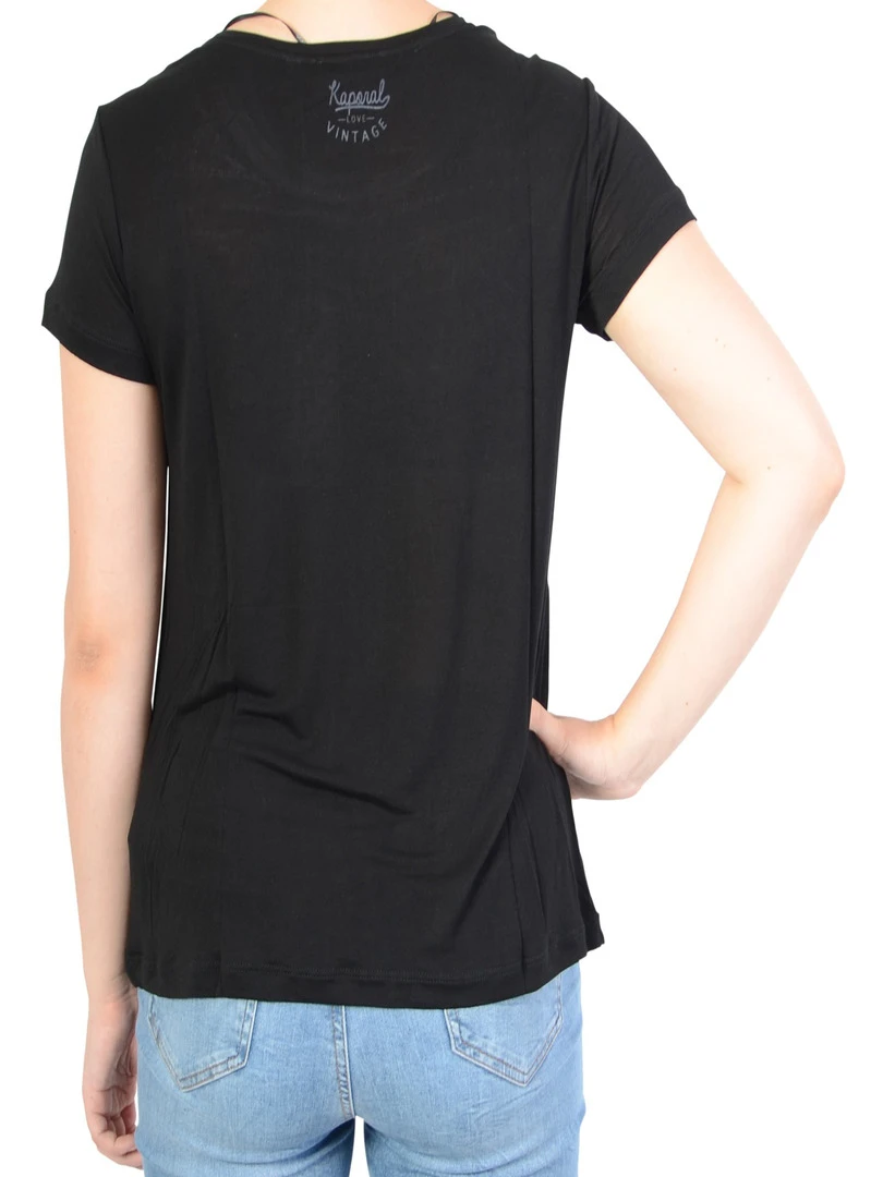 Tee Shirt Kaporal Taja Black   Noir