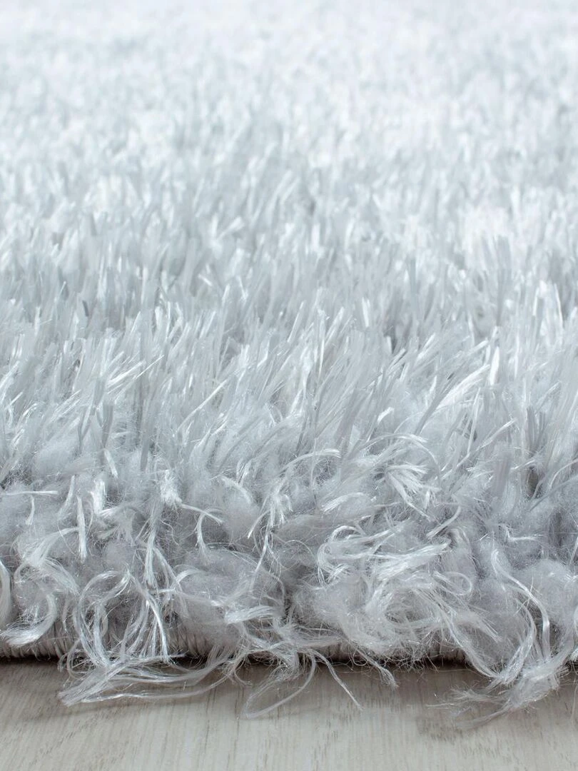 Tapis shaggy UNI A OEKO TEX®   Argent