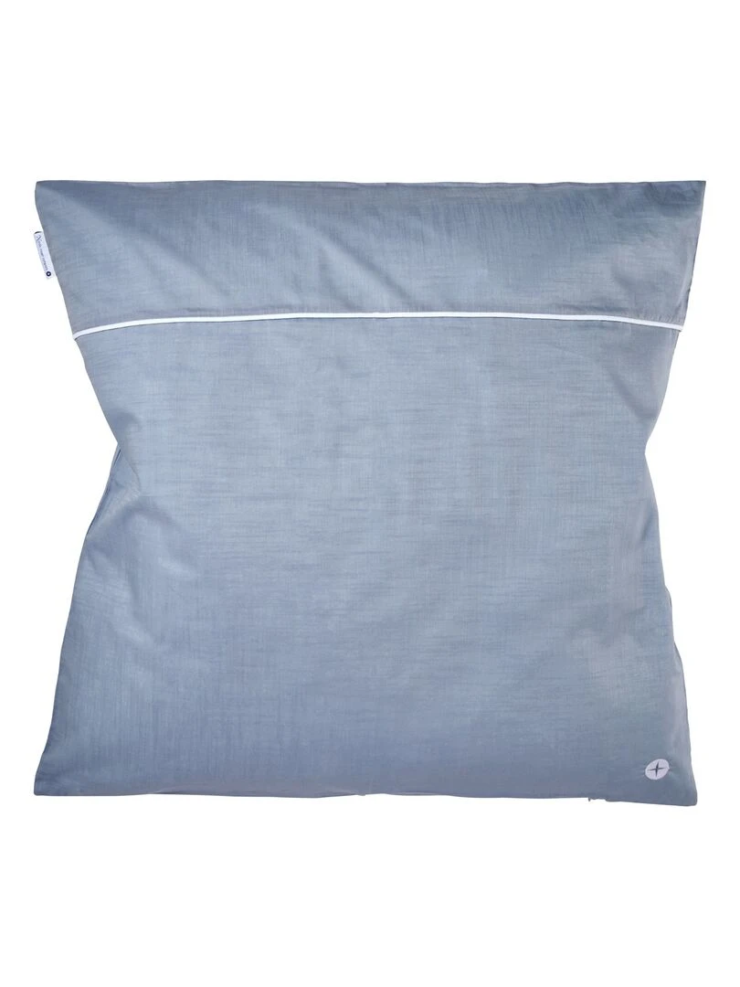 Housse de couette bébé en coton 80 x 80 cm Bleu