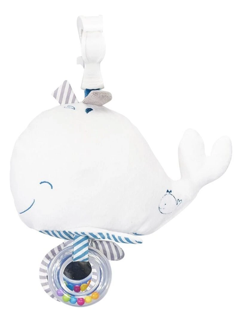Jouet d'activites en velours blanc SAUTHON Blanc
