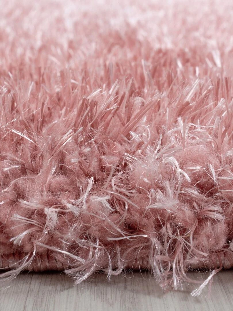 Tapis shaggy UNI A OEKO TEX®   Rose